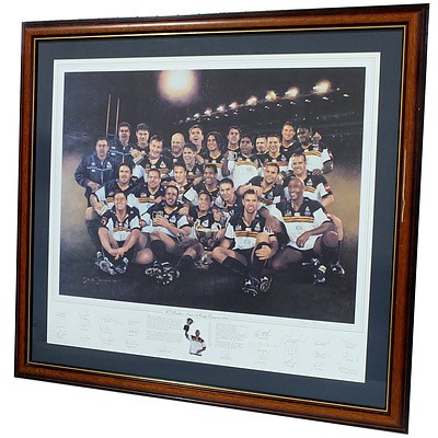 ACT Brumbies Super 12 Rugby Champions 2001 Signed Limited Edition Print