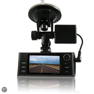 Dual Lens Car DVR with GPS Module & 3D G-Sensor - RRP $299 - Brand New