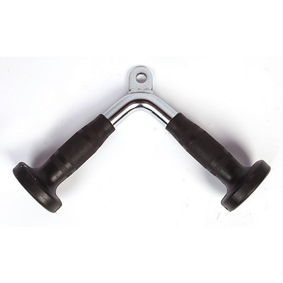 Randy & Travis Rubber-Coated Tricep Pushdown Bar Attachment RRP $64.95 - Brand New