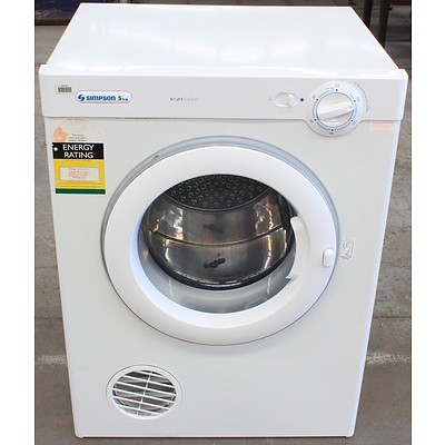 Simpson Ezi Loader 5KG Clothes Dryer
