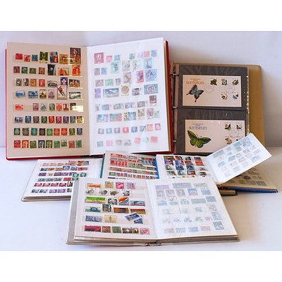 Collection of Stamp Albums and Stamp Reference Books - Lot of 10