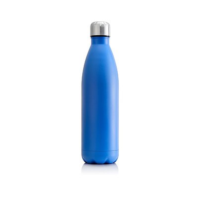 Milano Decor Stainless Steel Matt Blue 750ml Water Bottle - RRP $49 - Brand New
