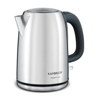 New Kambrook Profile Stainless Cordless Quick Boil 1.7L Electric Kettle - RRP=$50.00