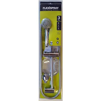 New Flexispray Bermuda 3F Shower on Rail - RRP$126.00