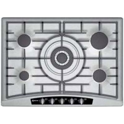 New Neff 70cm Stainless Steel 5 Burner Gas Cook-top - RRP: $1,699.00