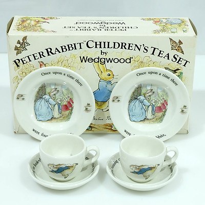 Boxed Wedgwood Peter Rabbit Children's Tea Set