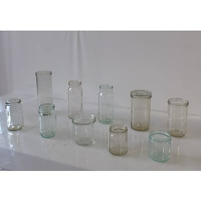 Large Collection of Vintage Fowlers Vacola Glass Preserving Jars