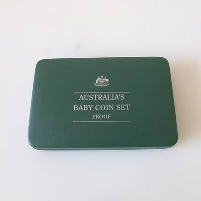 1996 Proof Australian Baby Coin Set with Gumnut Baby Medallion