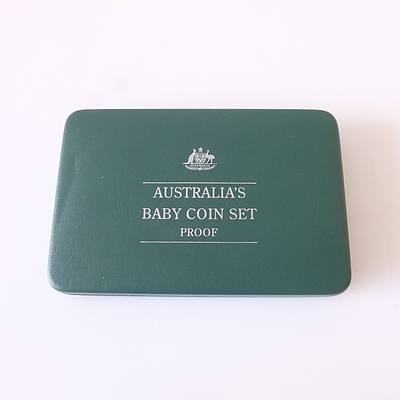 1997 Proof Australian Baby Coin Set with Gumnut Baby Medallion