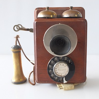 Antique Commonwealth of Australia PMG Wall Phone