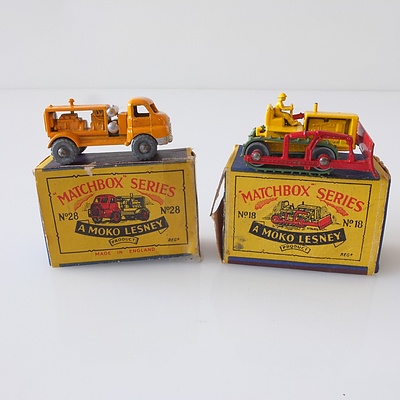 Moko Lesney Matchbox Series No 7, 15, 28, 18