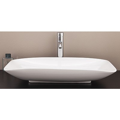 Bathroom Ceramic Rectangular Above Countertop Basin for Vanity RRP $239.95 - Brand New