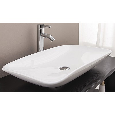 Bathroom Ceramic Rectangular Above Countertop Basin for Vanity RRP $239.95 - Brand New