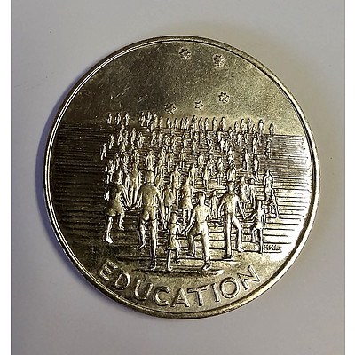 Australian Bicentenary 1788-1988 Coin - Education