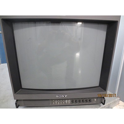 Sony 20 Inch Trinitron Colour Video Monitor Model Pvm-2054Qm