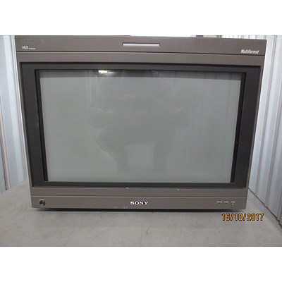 Sony Multiformat 24 Inch Trinitron Colour Video Monitor Model Bvm-D24E1Wa