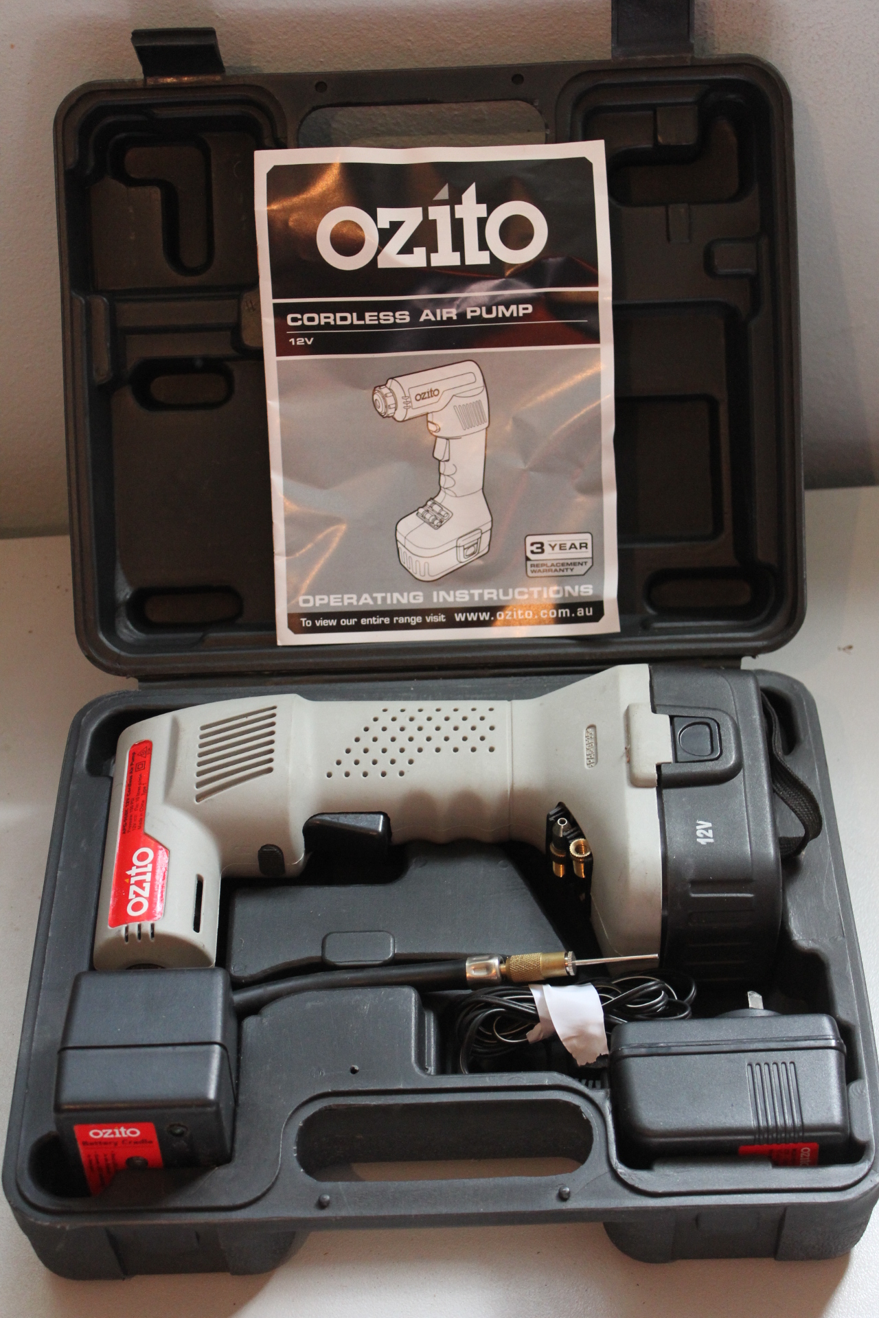 Ozito 18v Cordless Air Pump Lot 869065 ALLBIDS