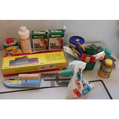 Assorted Grout/Tiling Accessories