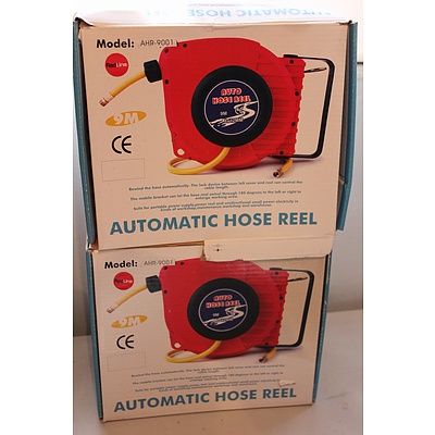 9m Automatic Hose Reel Kits - Lot of 2 - New