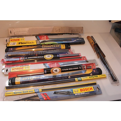 Assorted Wiper Blades - 14 Packs - New