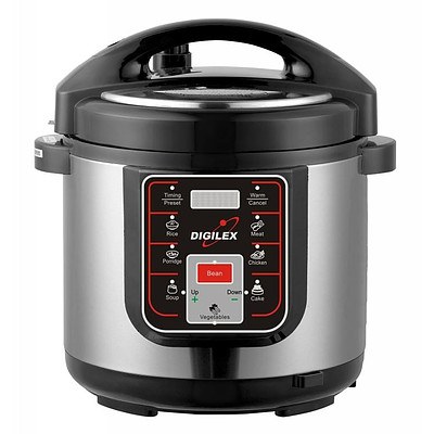 Digilex Multi Function Stainless Steel Electric High Pressure Cooker - RRP $199.99 - Brand New