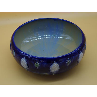 Royal Doulton Blue Glaze Stoneware Bowl