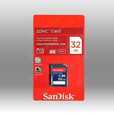 Sandisk SDHC SDB 32GB Class 4 - With Warranty