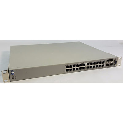 Nortel Networks BayStack 5520-24T-PWR 24 Port Gigabit PoE Network Switch