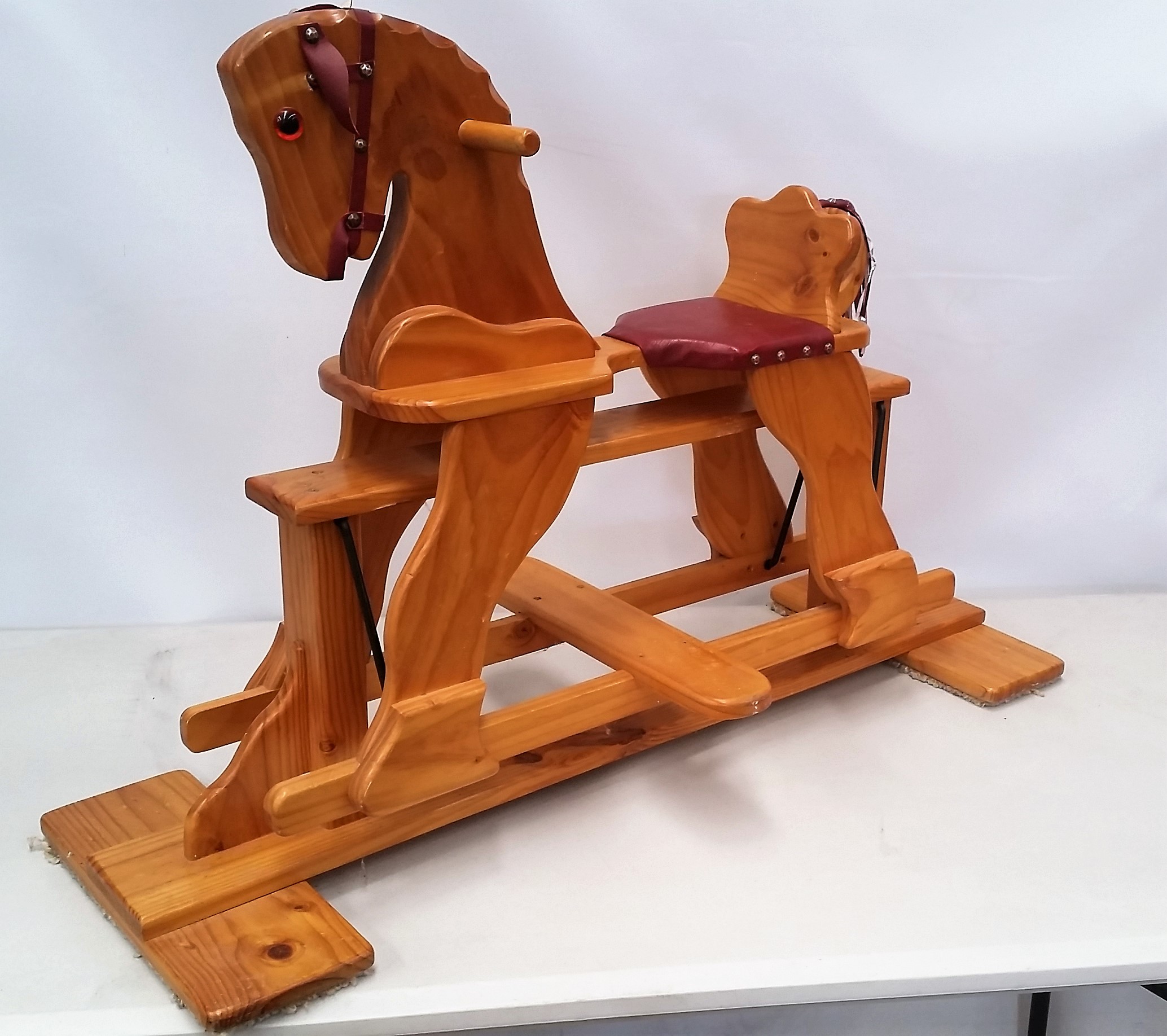 Solid Wood Rocking Horse Lot 871224 ALLBIDS
