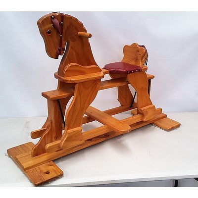 Solid Wood Rocking Horse