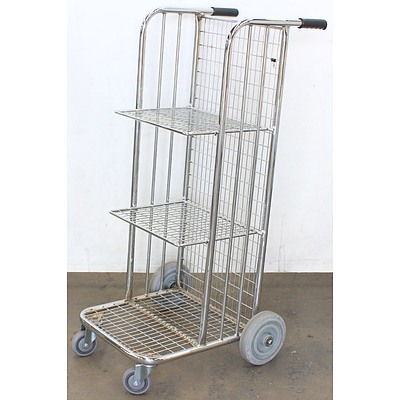 Metal Barristers/Upright File Trolley