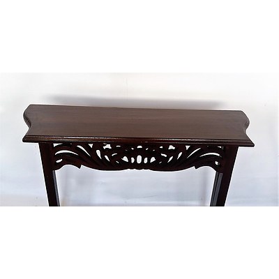 Wooden Brown Hallway Side Table