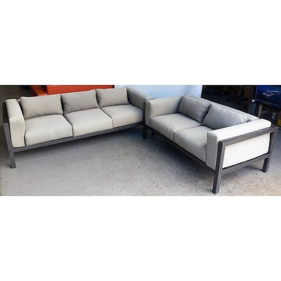 5-Seater Gray Outdoor Lounge