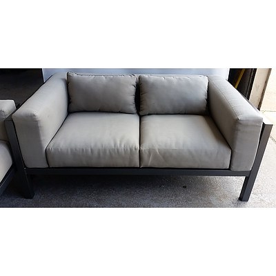 5-Seater Gray Outdoor Lounge