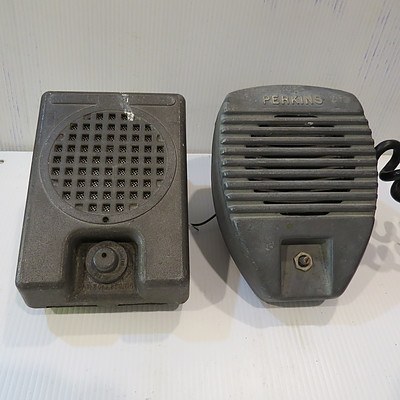 Lot of 2 x Vintage Drive-in Movie speakers