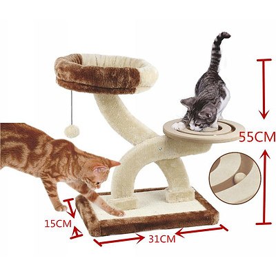 55cm Cat Scratcher Tree - RRP $199.99 - Brand New