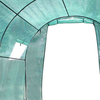 Greenhouse with Green PE Cover - 3M x 2M - Brand New
