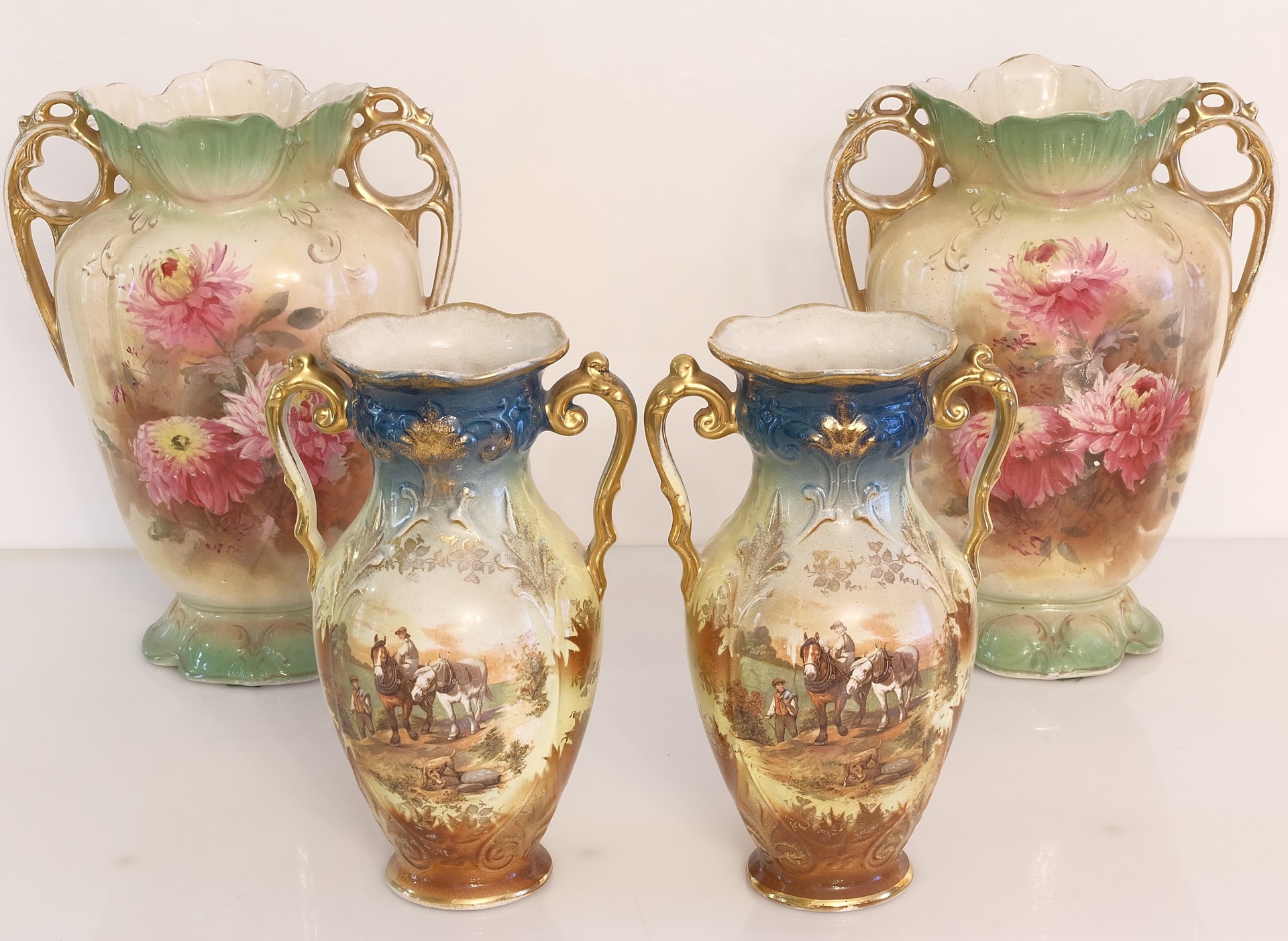Antique Edwardian Vases Lot 872183 ALLBIDS