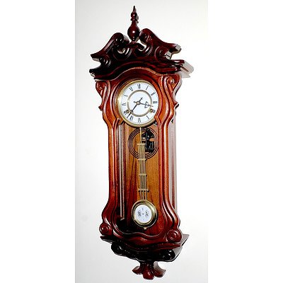Antique Style Chiming Regulator Walk Clock