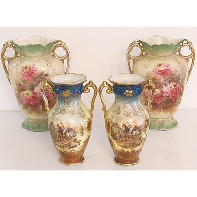 Antique Edwardian Vases