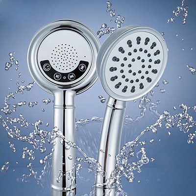 Bluetooth Shower Head with Built-in Speaker - Listen to Music & Answer Calls - Brand New