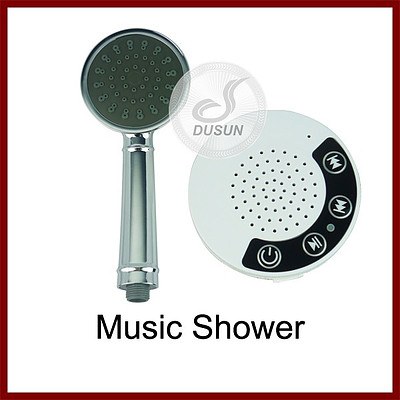 Bluetooth Shower Head with Built-in Speaker - Listen to Music & Answer Calls - Brand New
