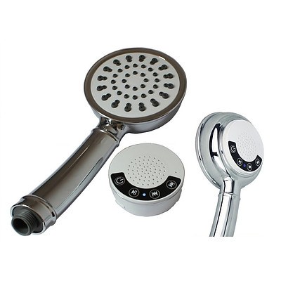 Bluetooth Shower Head with Built-in Speaker - Listen to Music & Answer Calls - Brand New