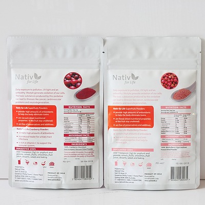 Pure Freeze Dried Berry Powders - (5 x Satchels)