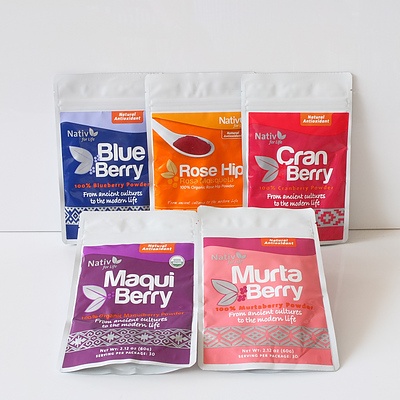 Pure Freeze Dried Berry Powders - (5 x Satchels)