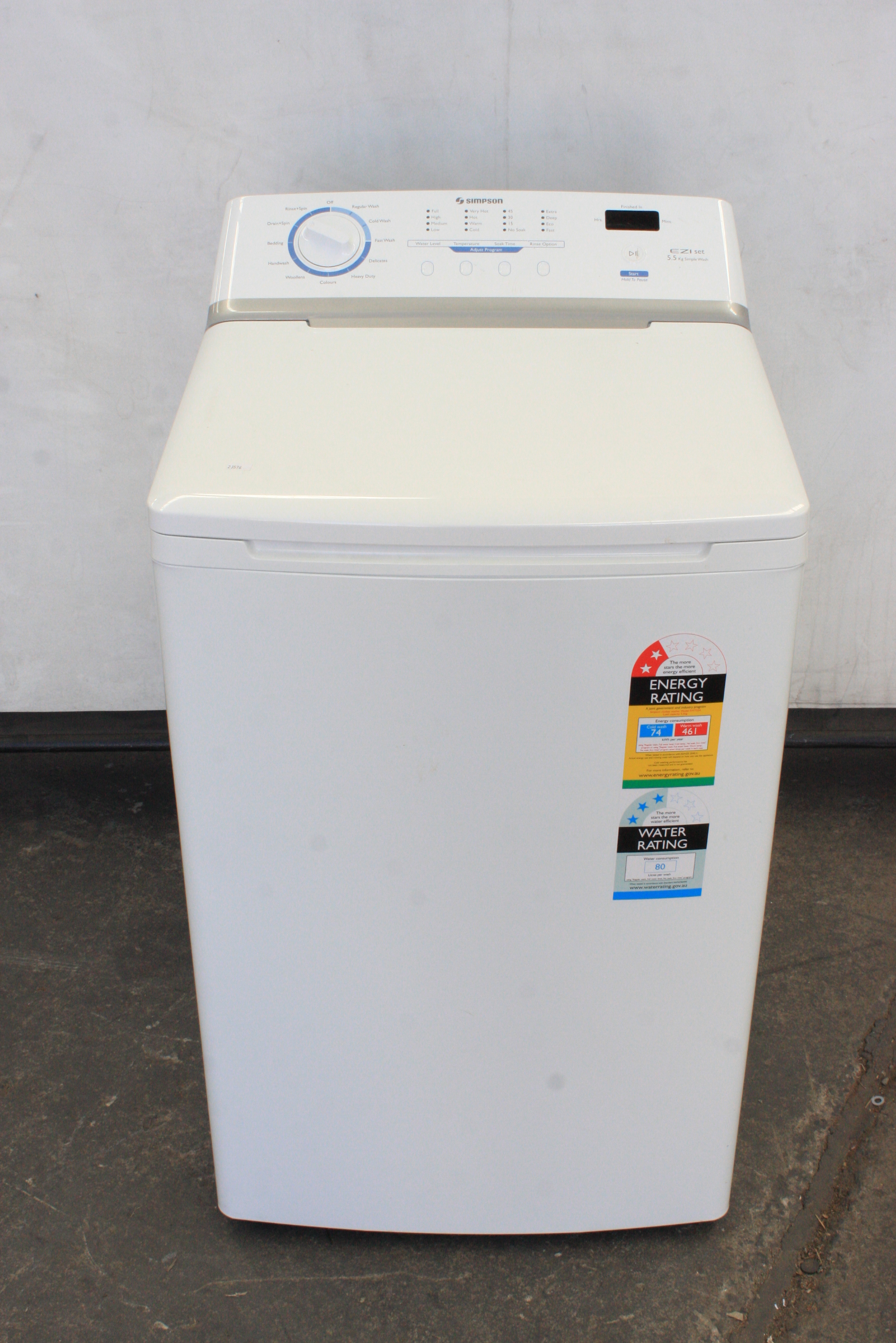 simpson washing machine 5.5 kg top loader price