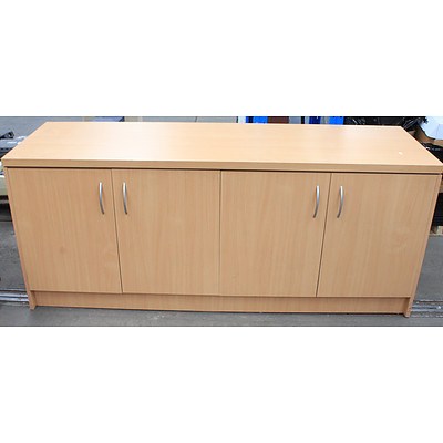 Beech Laminate Credenza