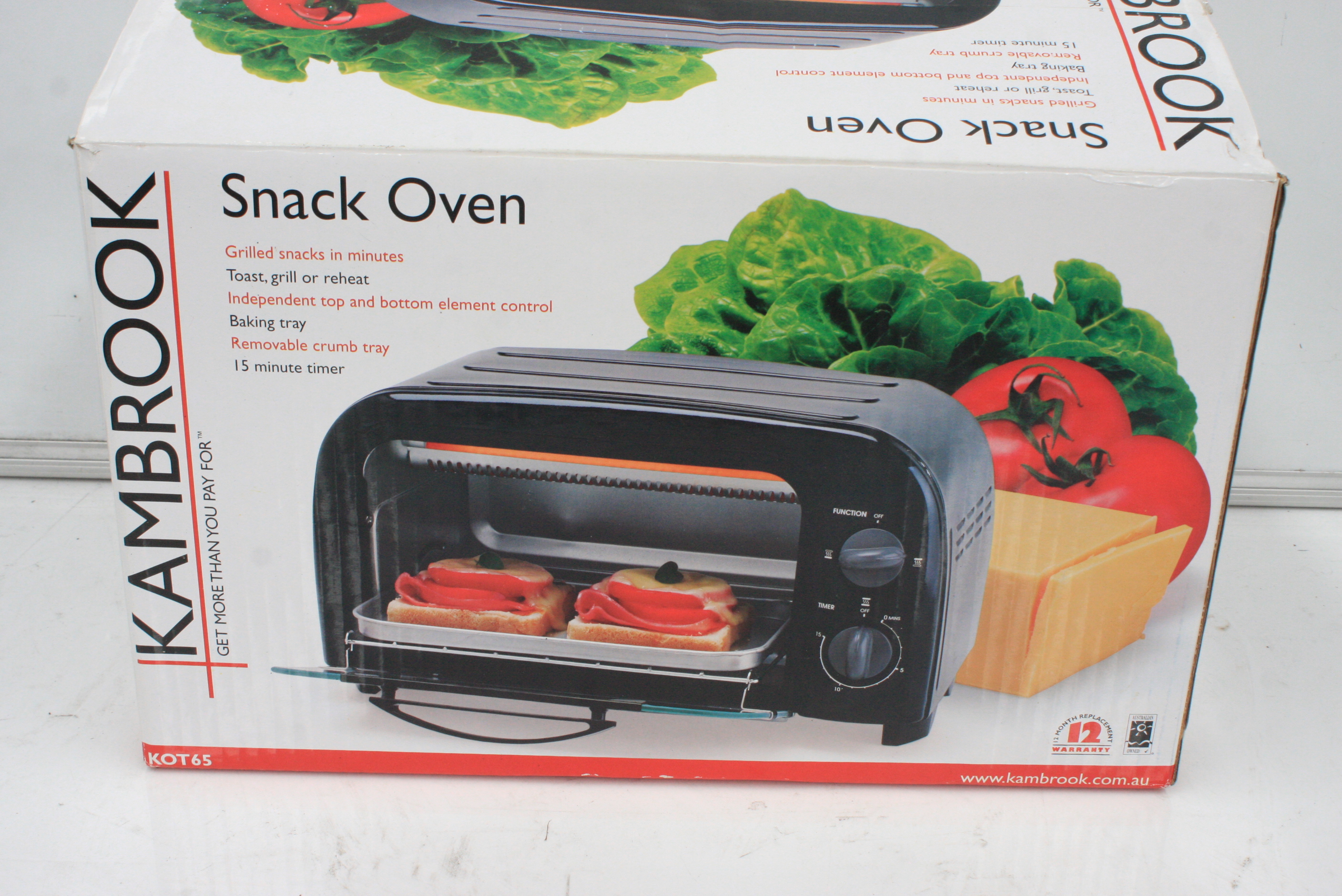 Kambrook Snack Oven **Brand New** Lot 873492 ALLBIDS