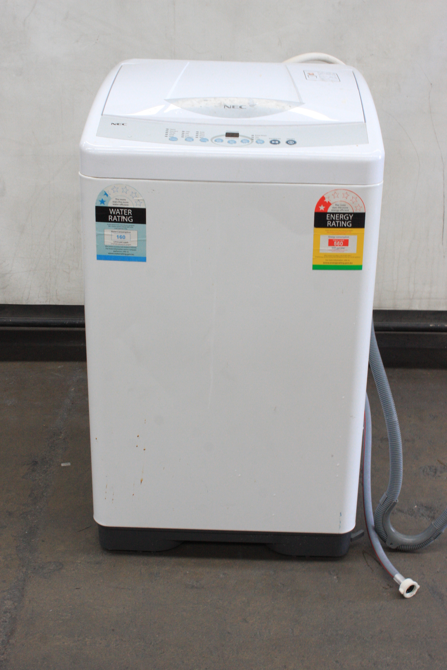 NEC 6.5 Kg TopLoader Washing Machine Lot 873489 ALLBIDS