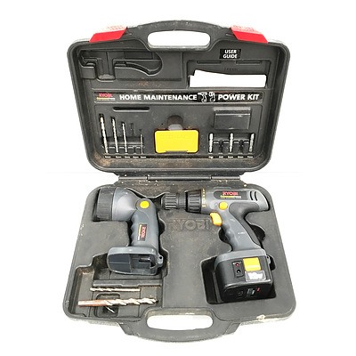 Ryobi Command Force Home Maintenance Power Kit